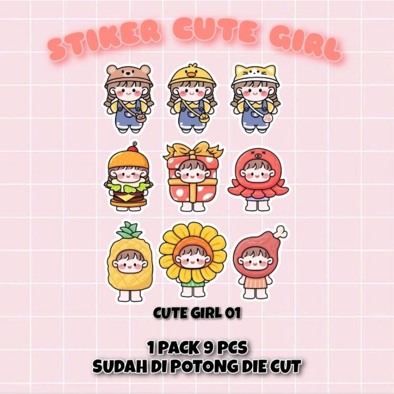 Aesthetic Girl Stuff Stiker Can Make Stock Illustration 2301693457