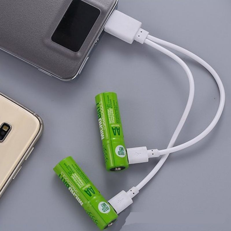 Jual 2PCS MicroBatt Rechargeable AA Portable Battery 1000mAh (2 Pcs ...