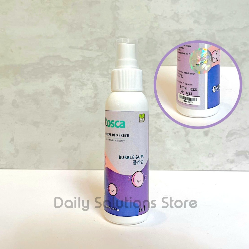 Jual Natural Deodorant Spray 100ml Tosca Deodorant Tawas Cair Ampuh Mencegah Bau Ketiak Dan 6271