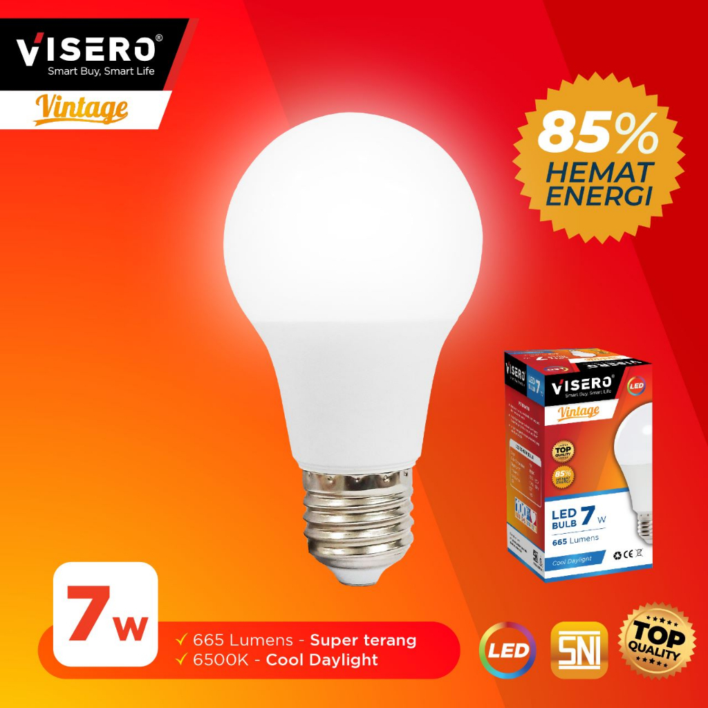 Jual Led Bulb Visero Vintage 7 Watt | Shopee Indonesia