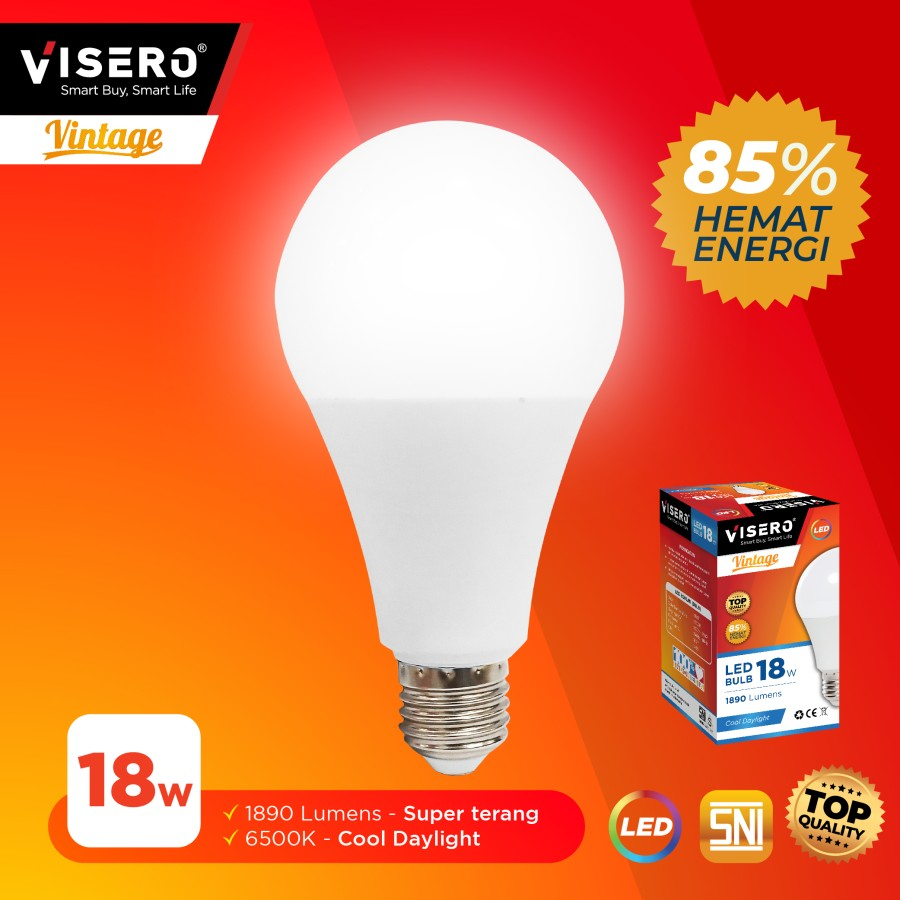 Jual Led Bulb Visero Vintage 18 Watt | Shopee Indonesia