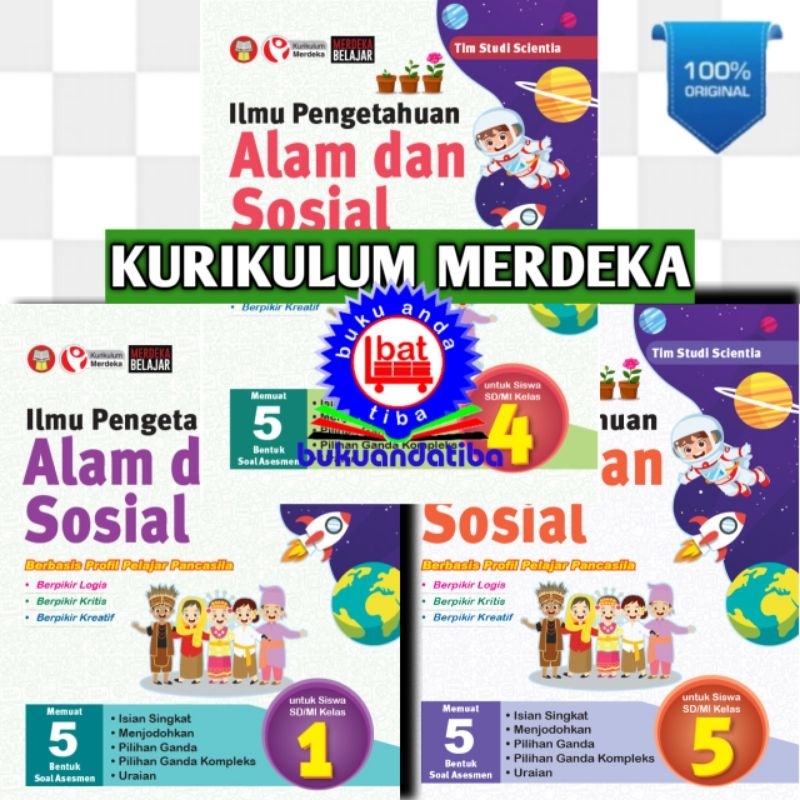 Jual ILMU PENGETAHUAN ALAM DAN SOSIAL (IPAS) SD KELAS 1 - 2 - 3 - 4 - 5 ...