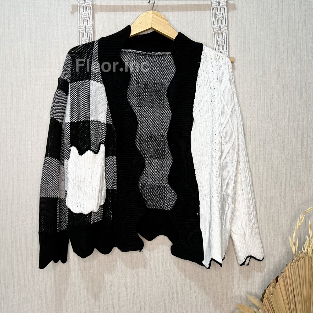 Jual Fluor.Inc - Cardigan Rajut Wanita Oversize Premium / Cardigan ...