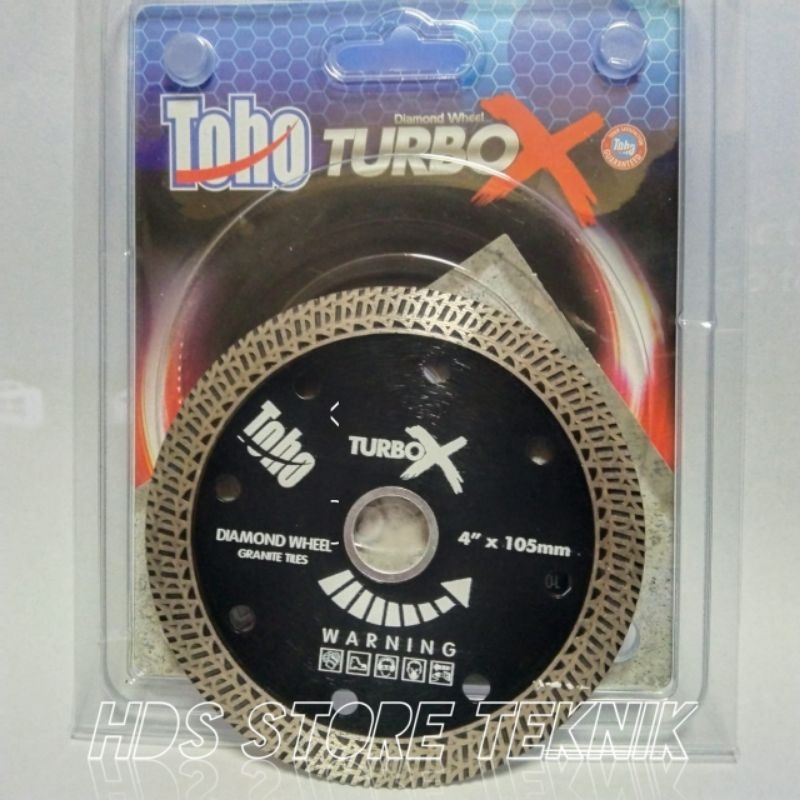 Jual Mata Gerinda Pisau Potong Keramik Granit Marmer Toho Turbo X 4 Inch Diamond Wheel Original 1940