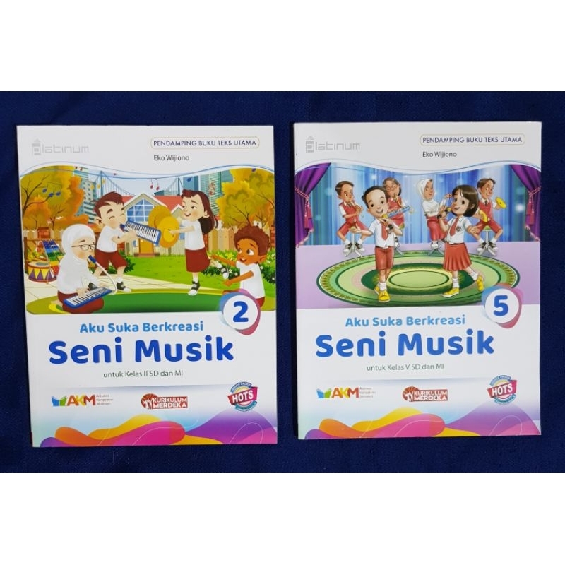 Jual Seni Musik Kurikulum Merdeka Hots Akm.Kelas 1.2.4.5 SD/Mi Tiga ...