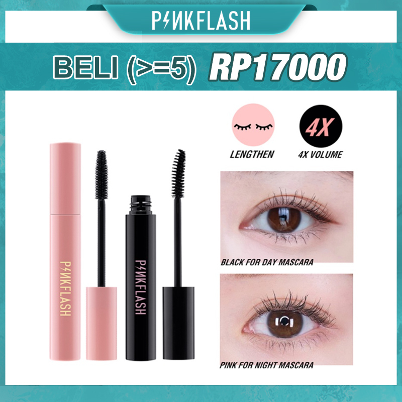Jual PINKFLASH Maskara Day & Night Lengthening Volume Waterproof Long