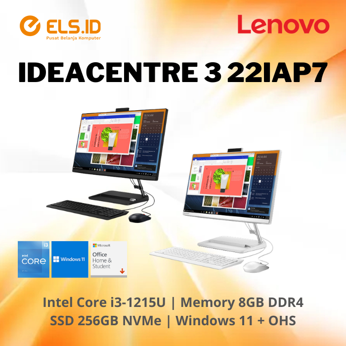 Jual Lenovo Ideacentre Aio Iap Core I U Gb Ssd Gb W Ohs Shopee Indonesia