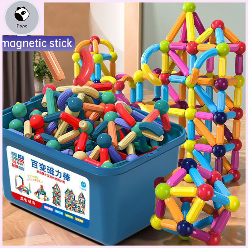 Jual 88PCS Stick Merakit Mainan Edukasi Anak Berbagai Splicing
