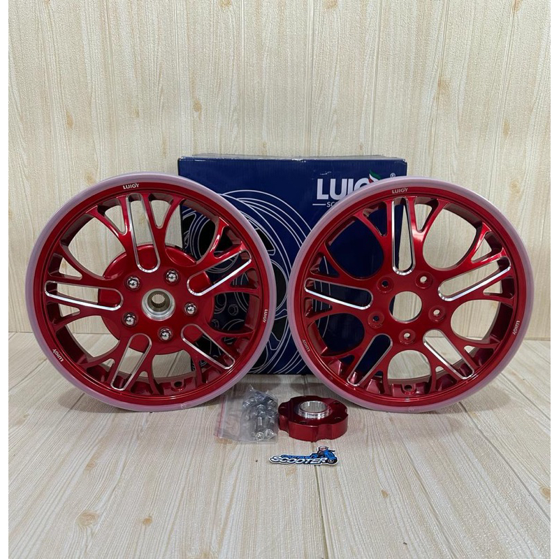 Jual Rims Velg Luigy CS03 CS-03 Red Vespa Sprint Primavera GTS LX S R12 ...