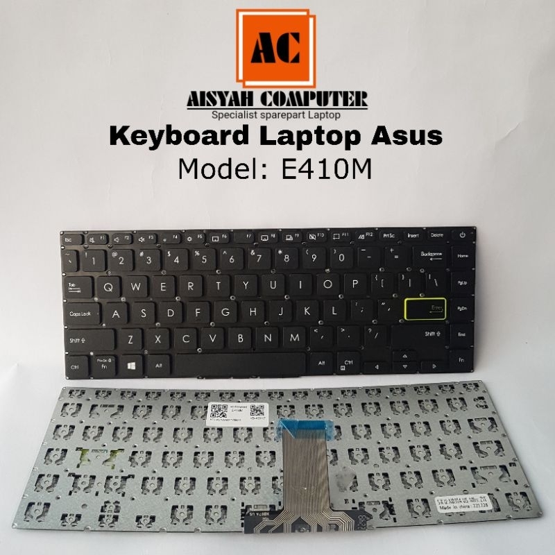 Jual Keyboard Laptop Asus Vivobook 14 E410 E410m E410ma Shopee Indonesia 9596