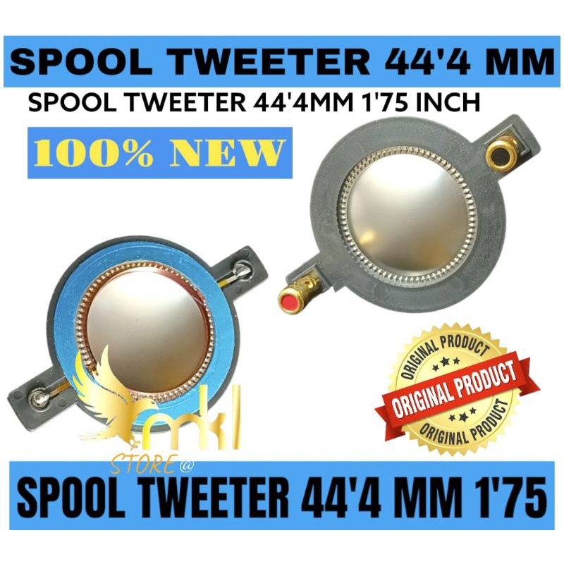 Jual SPOOL TWEETER 44'4MM SPOOL DRIVER TWEETER SOUND 44'4MM | Shopee ...
