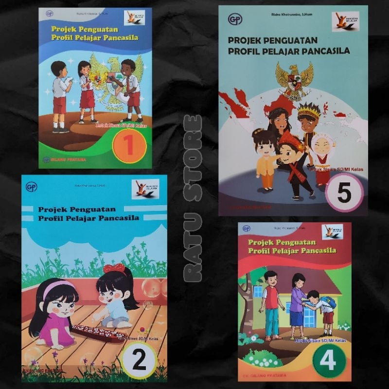 Jual Buku Kurikulum Merdeka P5 Projek Penguatan Profil Pelajar Pancasila Sd Kelas 1 2 4 5 3840