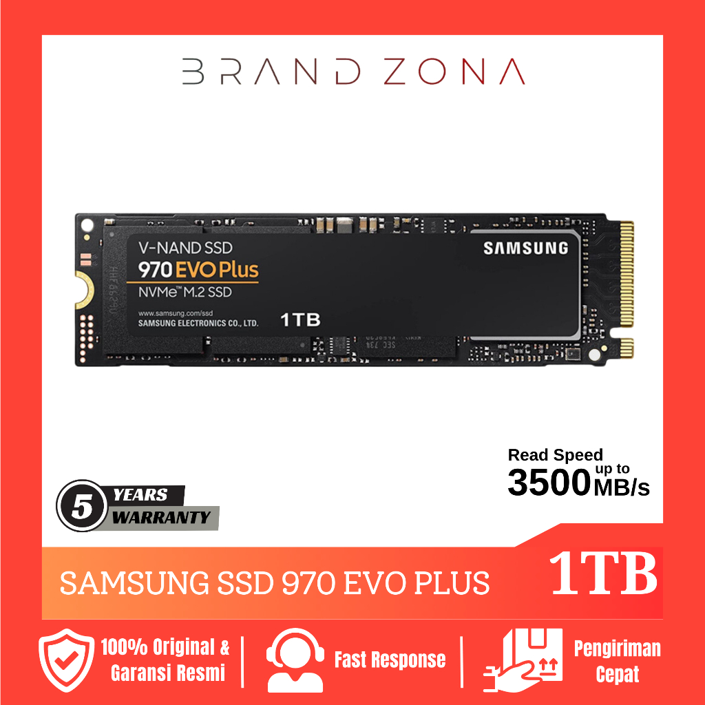 Jual SAMSUNG SSD 970 EVO PLUS 1TB M.2 NVMe PCIe 2280 Gen 3 3500 MB/s ...