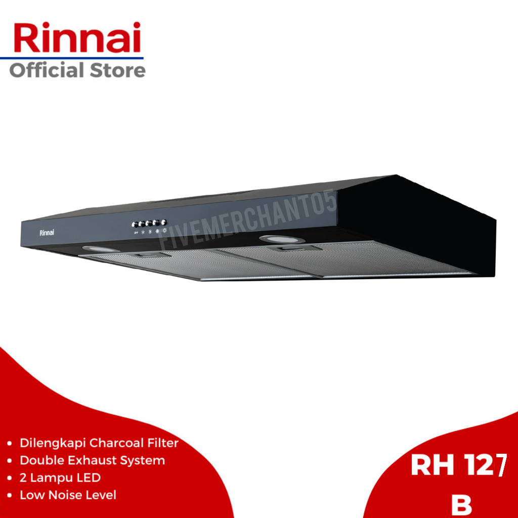 Jual Cooker Hood Rinnai RH 127 B 70cm Cerobong Asap RH 127B Slim ...