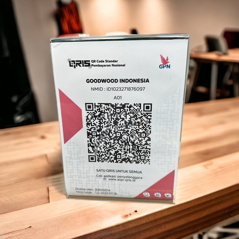 Jual Stand Qris Qr Bahan Akrilik A5 Cetak Print Uv Dan Art Paper Shopee Indonesia 5822