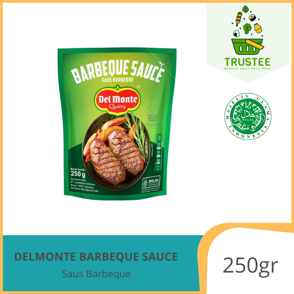 Jual Delmonte Saus Barbeque BBQ Sauce / Saus BBQ Grill Sauce 250gr ...