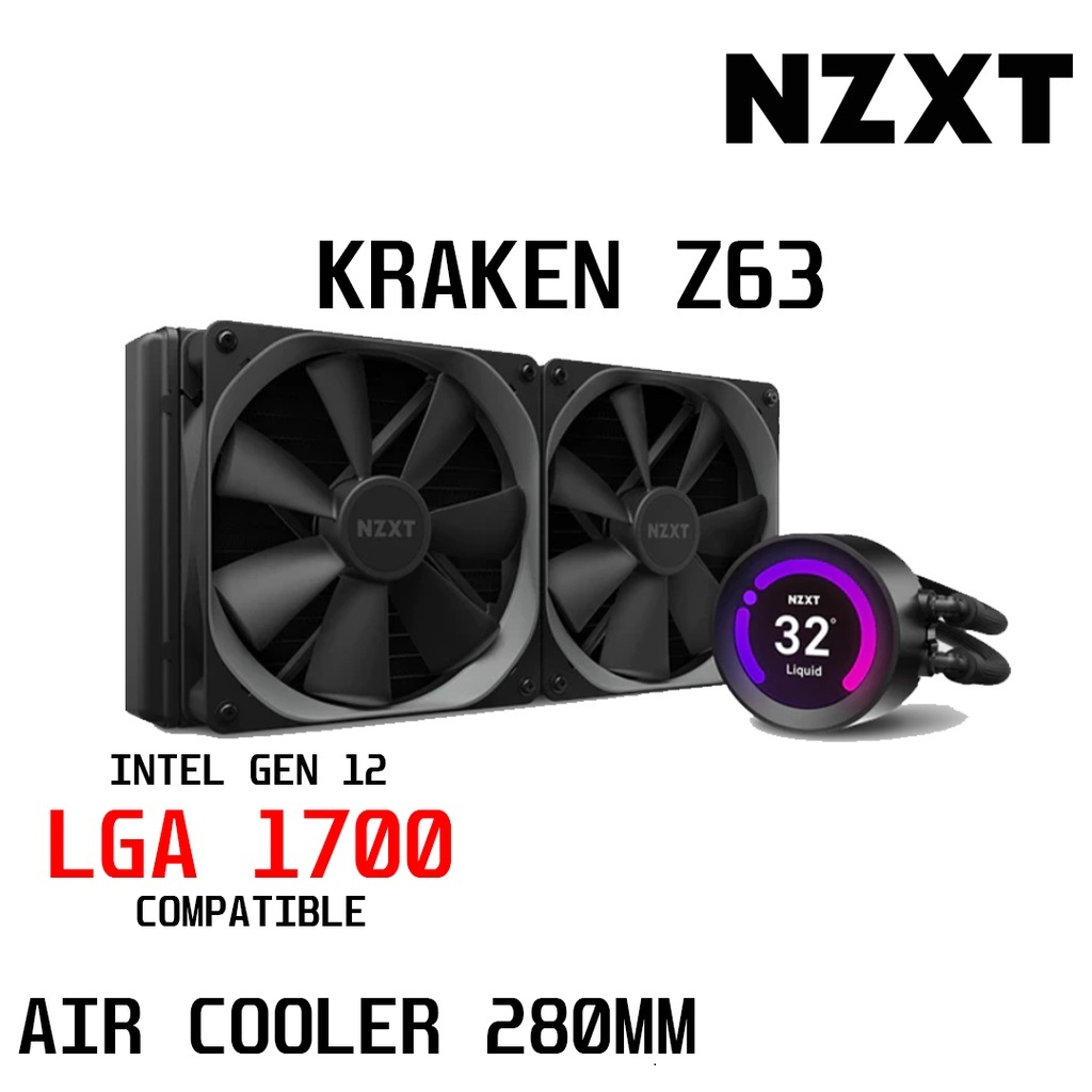 Jual NZXT FAN PROCESSOR LIQUID KRAKEN Z63 Shopee Indonesia