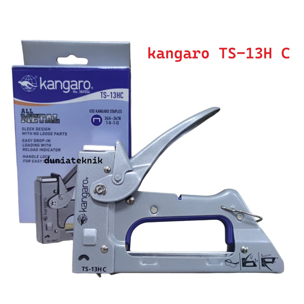 Jual KANGARO TS13H HEAVY DUTY Gun Tacker Alat Staples Tembak / Stapler