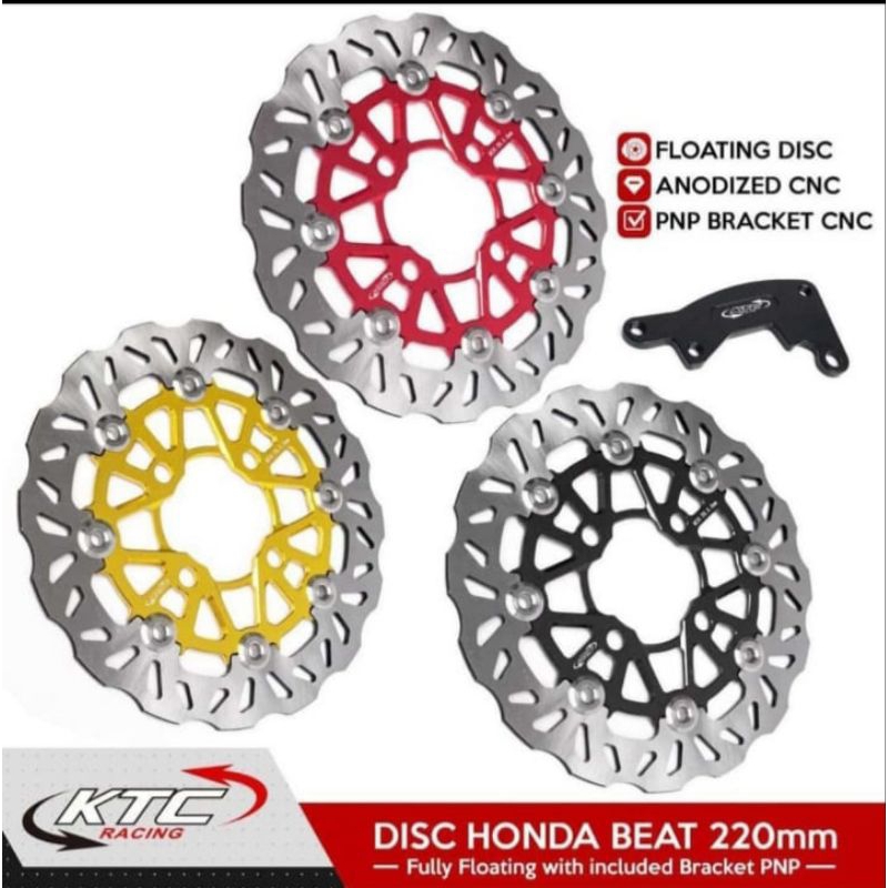 Jual Disc brake ktc Racing 220mm piringan cakram depan Ktc disc ktc ...