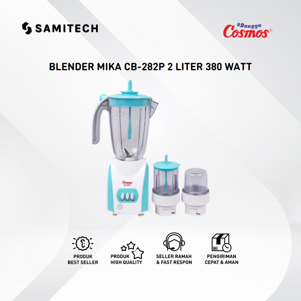 Jual BLENDER COSMOS 3IN1 CB-282P / CB 282P MIKA 2 LITER BERGARANSI ...