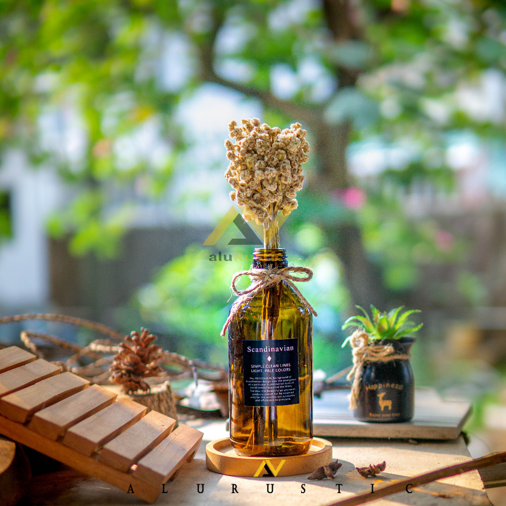 Jual VAS BUNGA KACA BENING SCANDINAVIAN TALI RAMI | VAS KACA BULAT ...