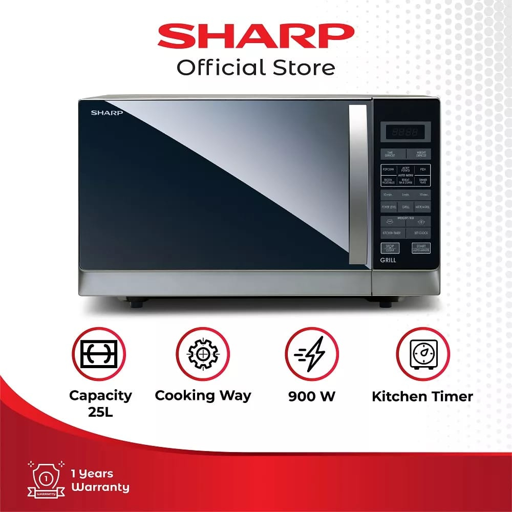 Jual MICROWAVE OVEN SHARP R 728 K IN PEMANGGANG KUE 25LITER R728 KIN