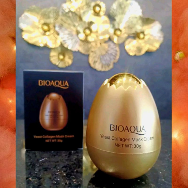 Jual Bioaqua Yeast Collagen Cream 30g Face Mask Shopee Indonesia