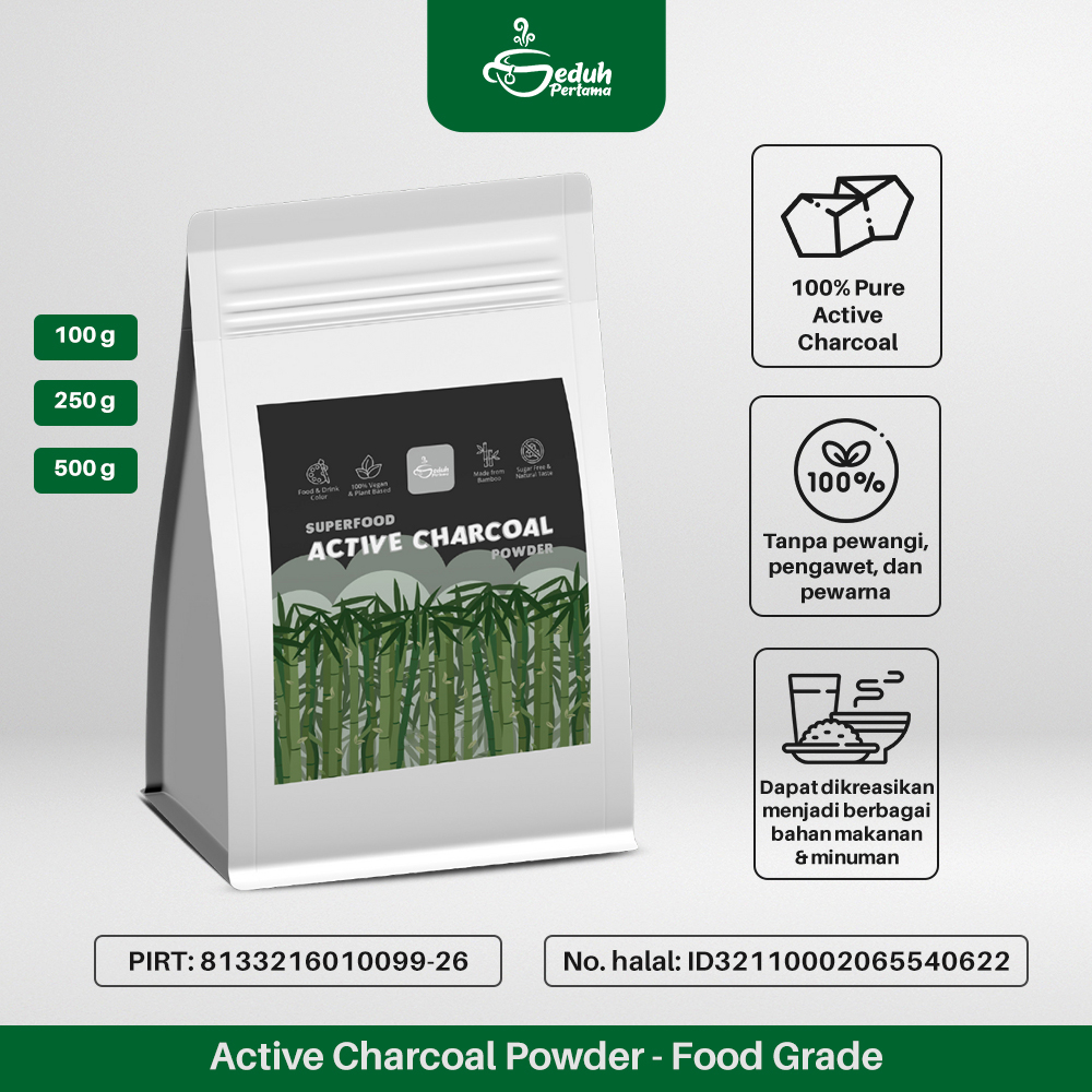 Jual Seduh Pertama GROSIR - Activated Charcoal Powder for Food ...