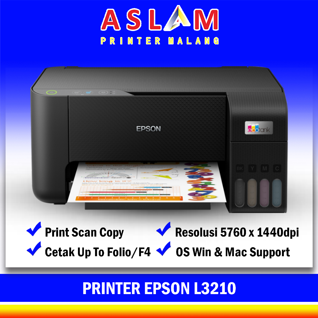 Jual Printer Epson EcoTank L3210 All-in-One (Print - Scan - Copy ...
