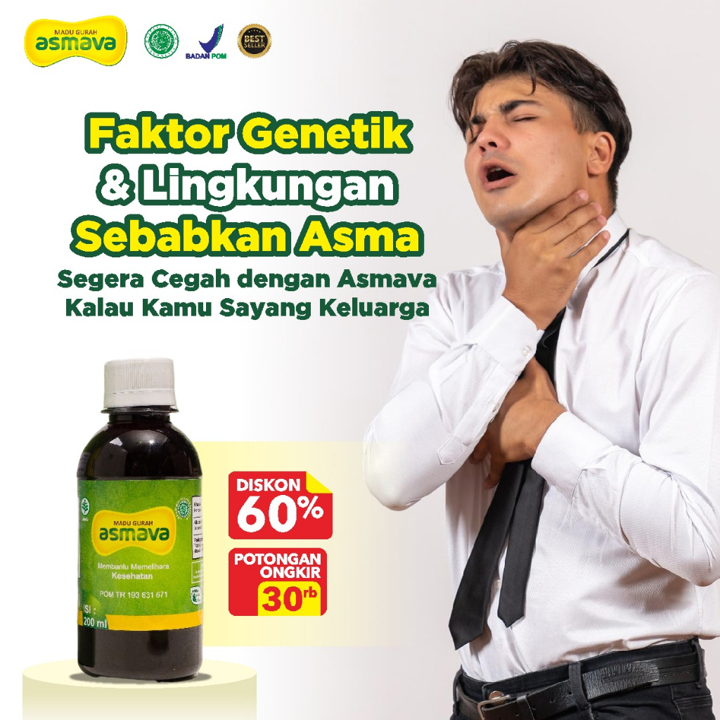 Jual Madu Gurah Asmava Obat Asma Sesak Nafas Flu Batuk Berdahak Kering ...