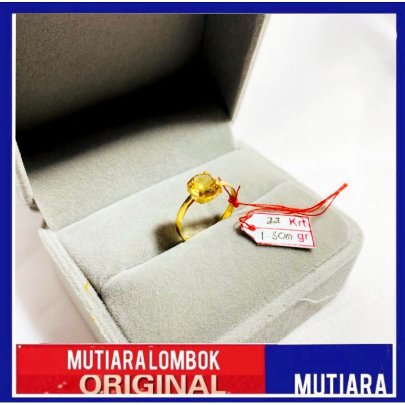 Jual cincin emas 22 karat kadar 91.6% perhiasan cincin emas wanita ...