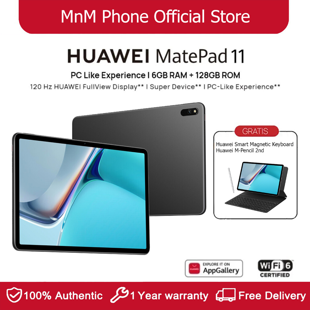 Jual HUAWEI MATEPAD 11 6/128 RAM 6GB ROM 128GB GARANSI RESMI