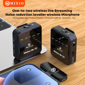 MIXIO T9 T10 Wireless Microphone Professional Mikrofon Lavalier HP