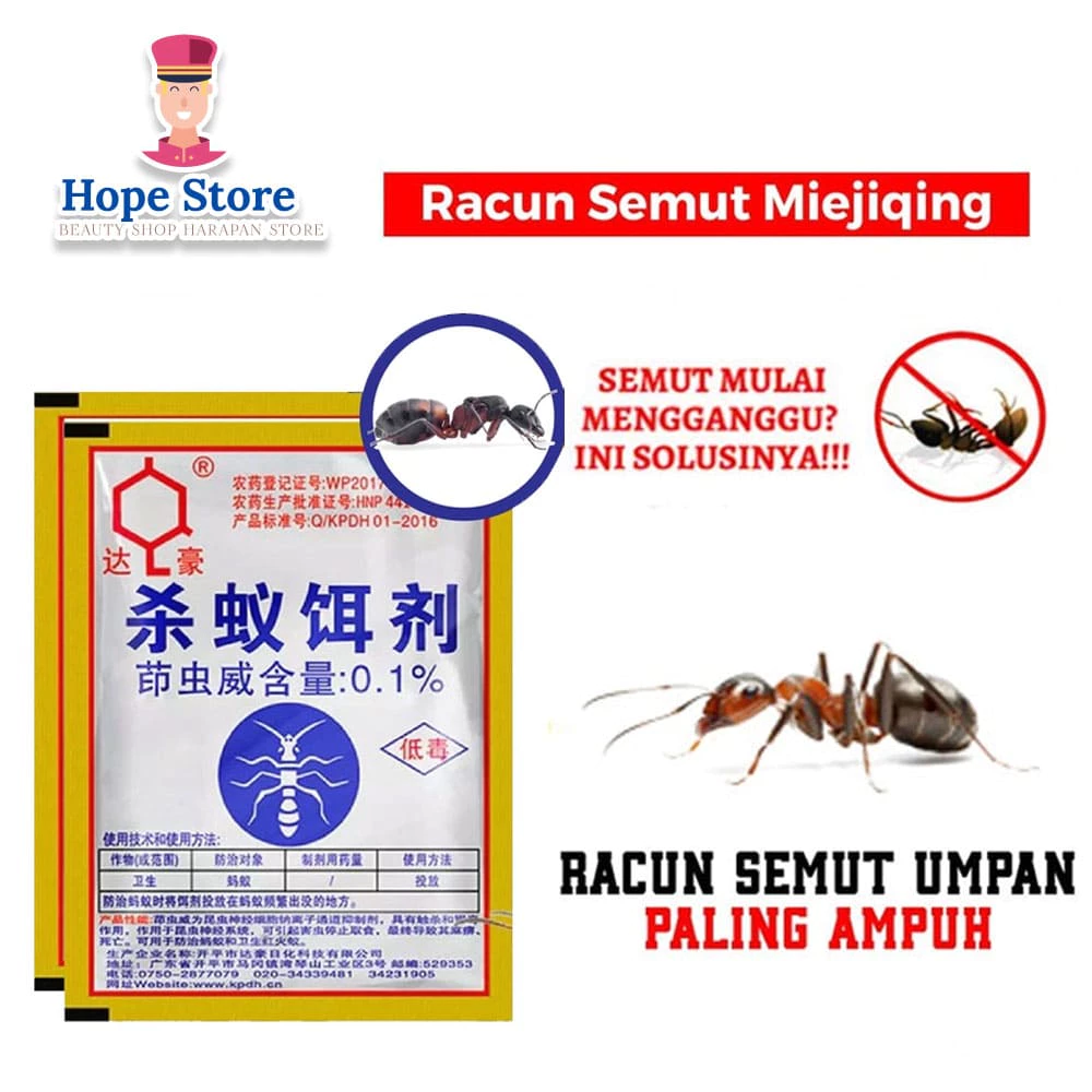 HOPE STORE Racun Semut Ampuh 5gr Untuk Semut Rayap Kecoa | AutoStock