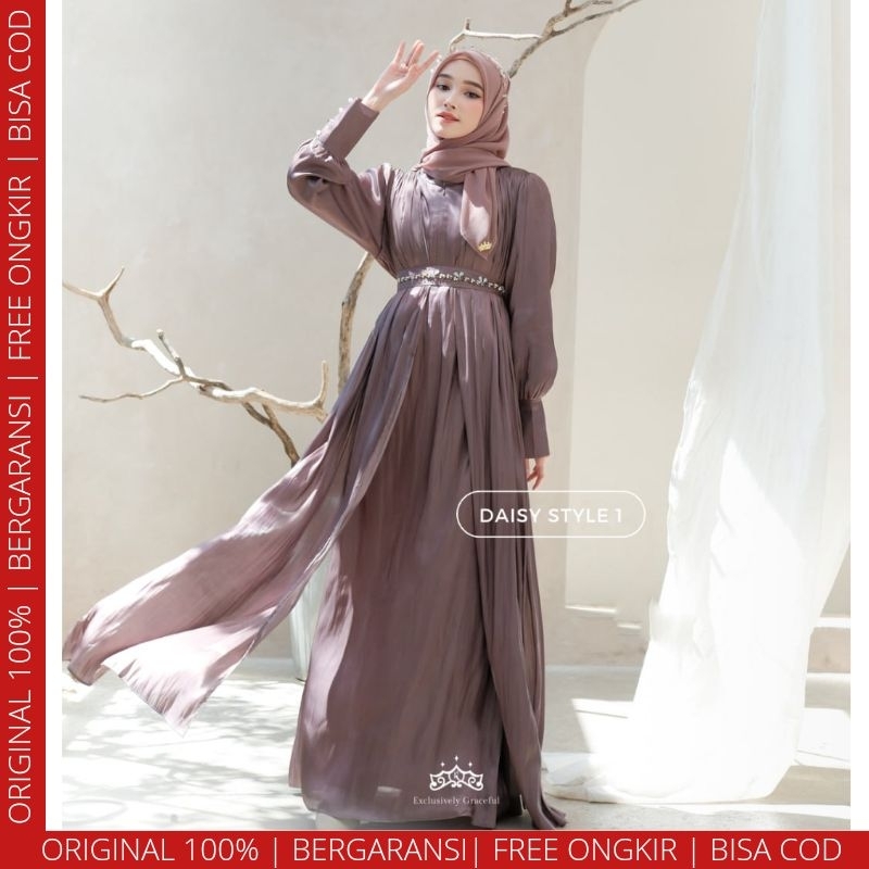 Jual PROMO!! TERLARIS DAISY DRESS SHIMMER (STYLE 1) BY KAZAMI STORE ...