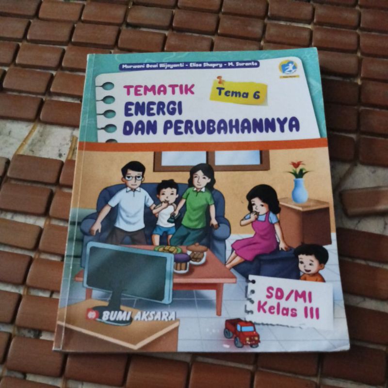 Jual Buku Tematik Energi Dan Perubahannya Tema 6 Kelas 3 Sd Shopee Indonesia