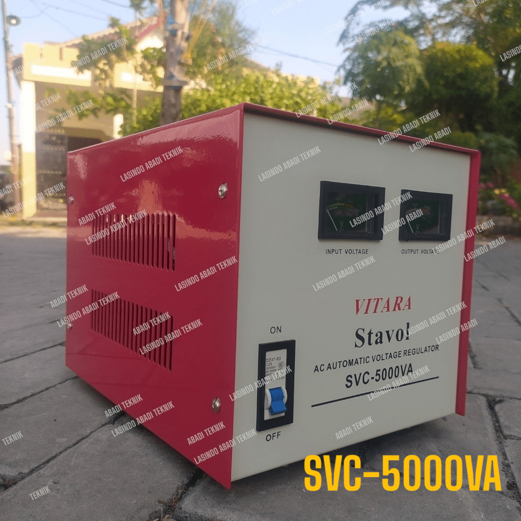Jual Stabilizer listrik 5000 va 5000 watt Stavolt VITARA 100% tembaga ...
