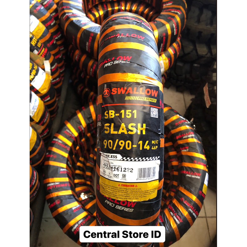 Jual Ban Motor Swallow SLASH 90/90-14 Tubeless (Soft Compound) | Shopee ...