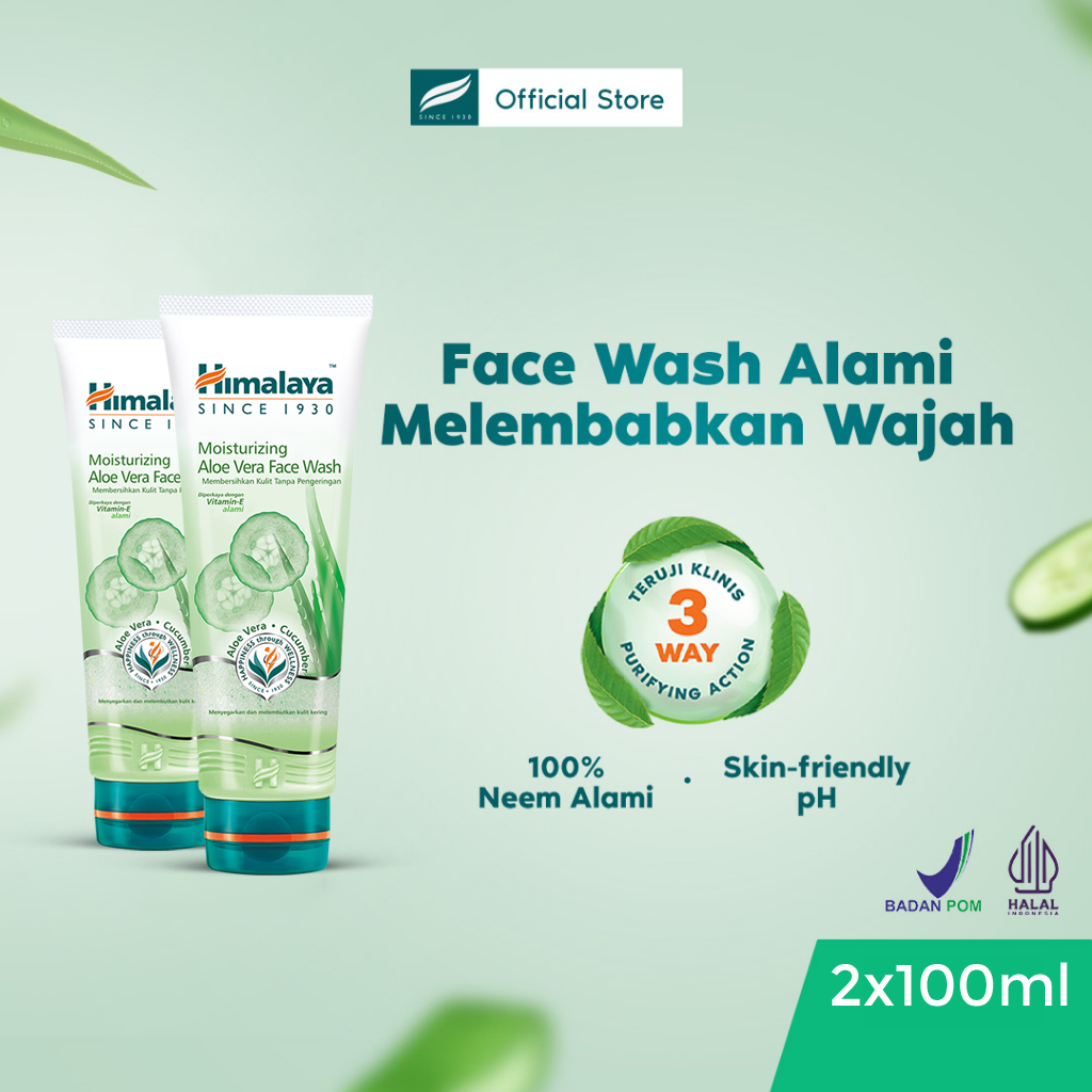 Jual ( PAKET HEMAT ISI 2 ) Himalaya Aloe Vera Face Wash 2X 100ml