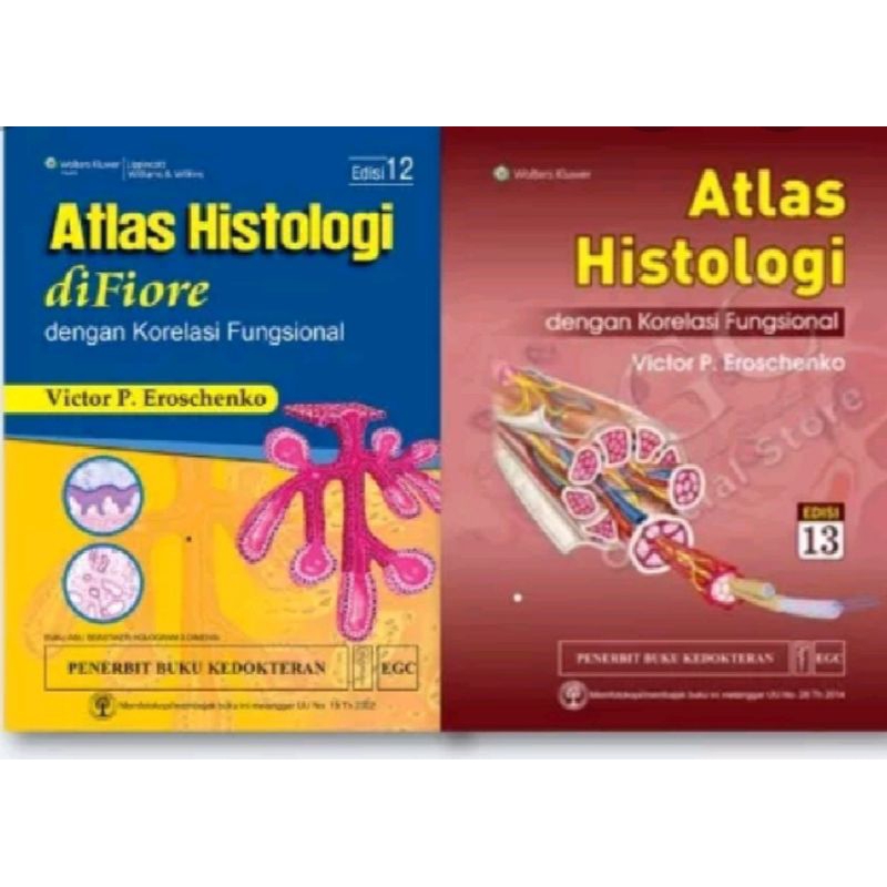 Jual BUKU ATLAS HISTOLOGI DIFIORE EDISI 12 & 13 | Shopee Indonesia