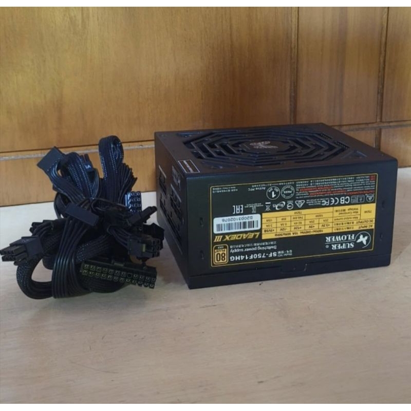 Jual PSU SUPER FLOWER 750W 80+ GOLD FULL MODULAR SF-750F14HG | Shopee ...