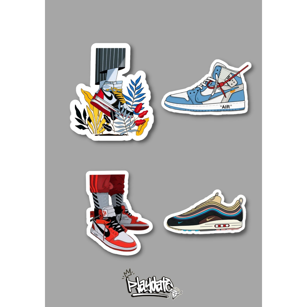 STIKER STICKER VINYL AESTHETIC MURAH 20 PCS STICKER NIKE LOGO NIKE  HYPEBEAST AIR JORDAN ANTI AIR UNTUK LAPTOP HELMET CASE HANDPHONE TUMBLER