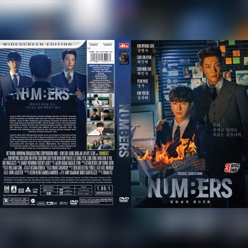Jual Kaset Serial Drakor NUMBERS - 2023 - 3 disk-end | Shopee Indonesia