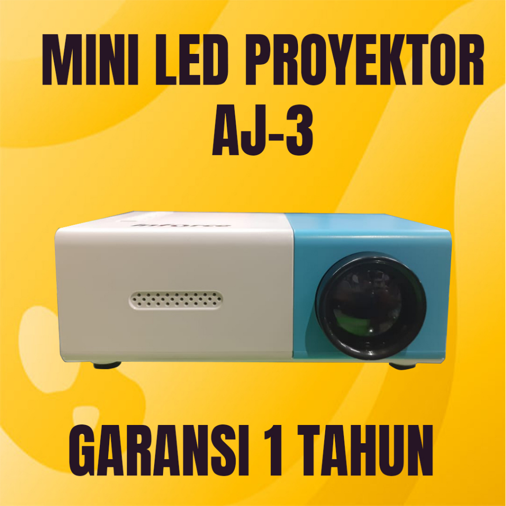 Jual PROYEKTOR MINI INFORCE AJ-3 LCD TFT 320p 480 x 320 600 LUMENS ...