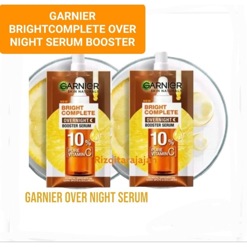 Jual Garnier Bright Complete Overnight Serum 7.5ml Shopee Indonesia