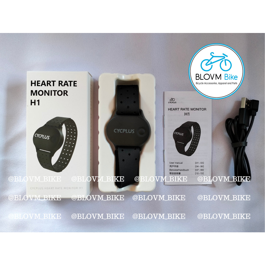 Jual Cycplus H1 Heart Rate Monitor Band Wrist Arm Band Cyclometer