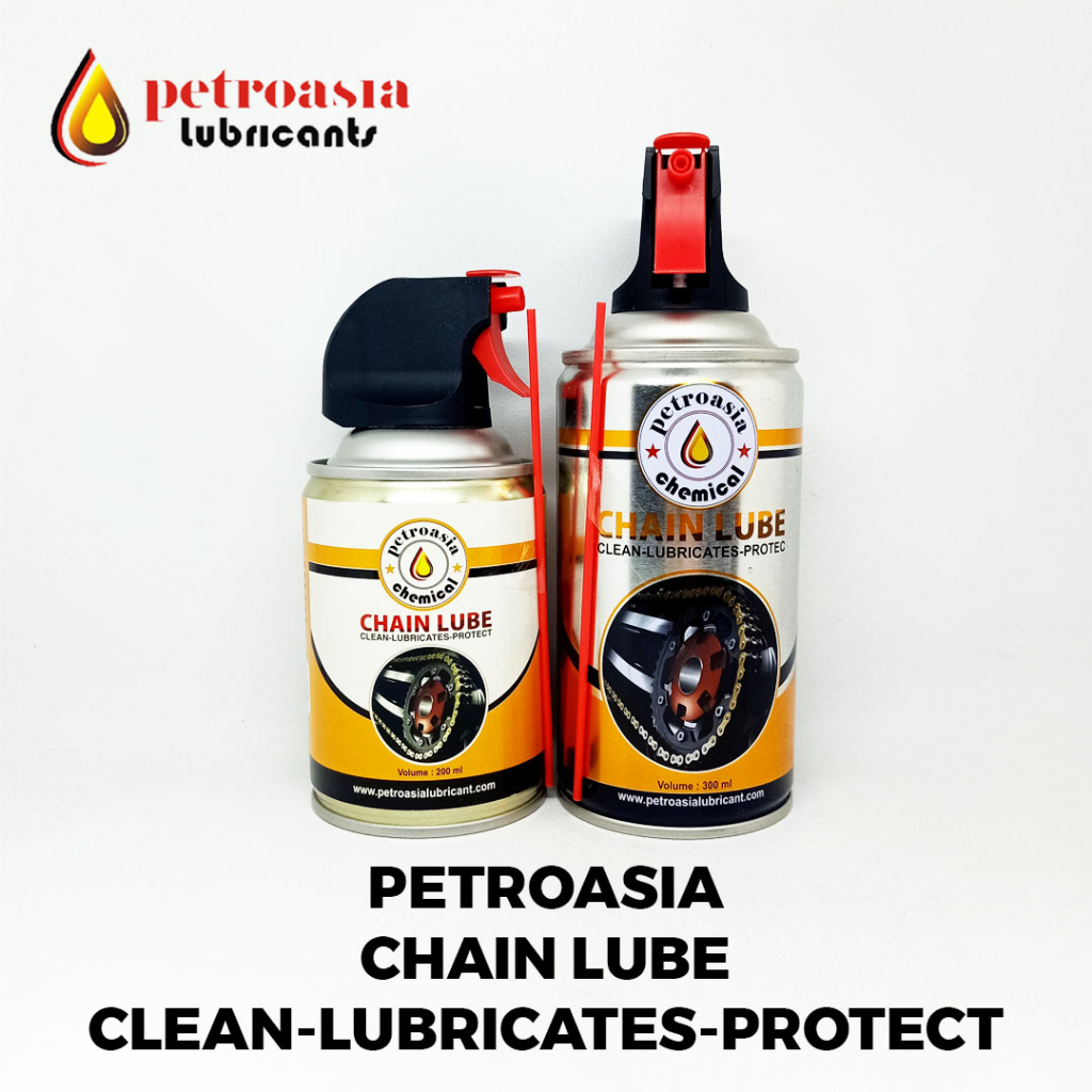 Jual [PETROASIA] PELUMAS RANTAI CHAIN LUBE CLEAN LUBRICATES PROTECT