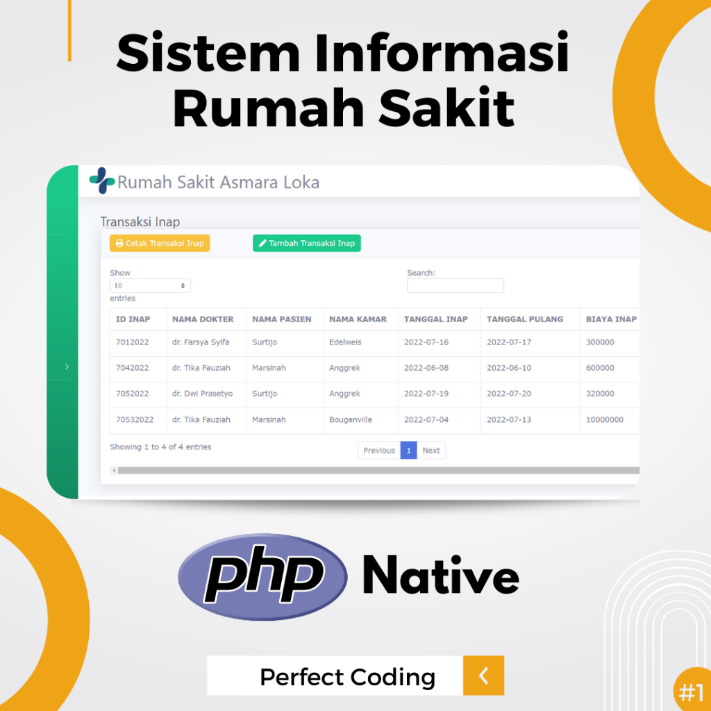 Jual Program Source Code Sistem Informasi Rumah Sakit Klinik Berbasis Website Php Native 2976