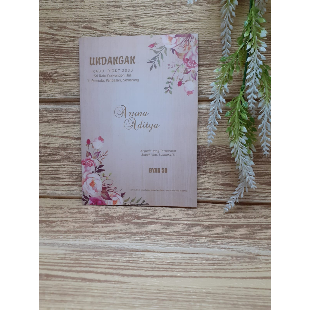 Jual Blangko Undangan Byar 58 Murah | Shopee Indonesia