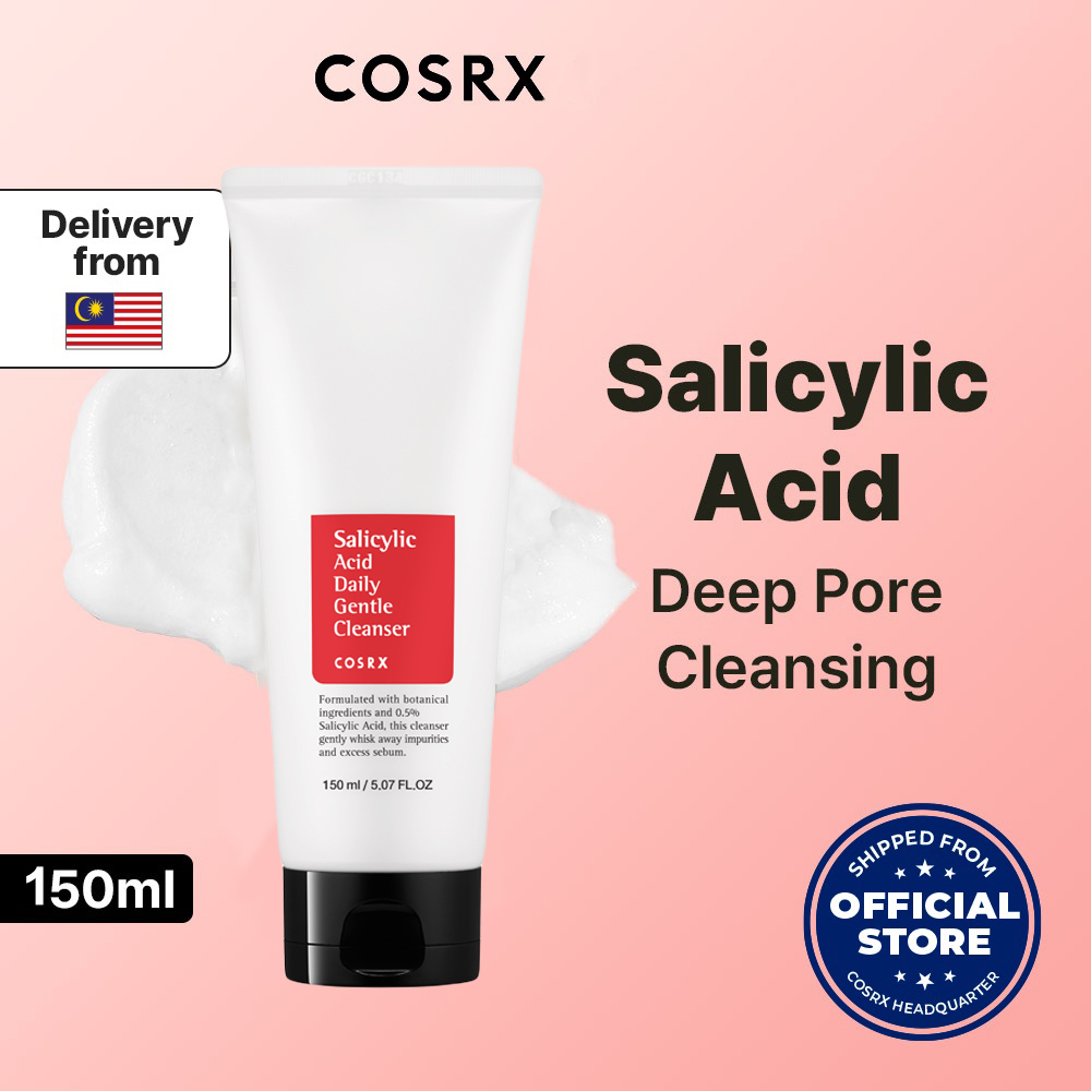 Jual COSRX Salicylic Acid Daily Gentle Cleanser 150ML Acne Treatment Cleansers For AcneProne
